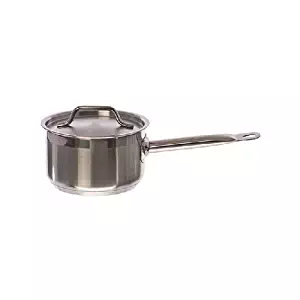 Update International (SSP-2) 2 Qt Induction Ready Stainless Steel Sauce Pan w/Cover