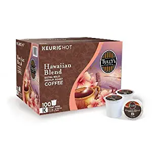 Tully's Hawaiian Blend Coffee, Medium Roast, Keurig K - Cups 100ct