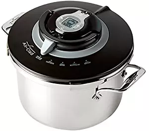 All-Clad PC8 Precision Stainless Steel Pressure Cooker Cookware, 8.4-Quart, Silver