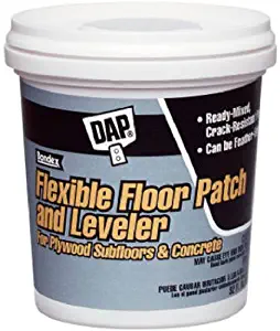 DAP GIDDS-1030404 Flex Floor Patch & Leveler Flexible Grey, 1 Gallon-1030404, Light Gray