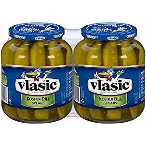 Vlasic Kosher Dill Spear Pickles, 32 oz., 2 ct.