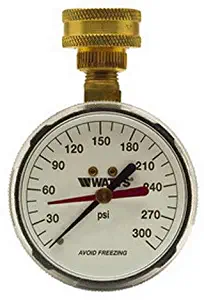 Watts Water Pressure Test Gauge, 276H300 3/4