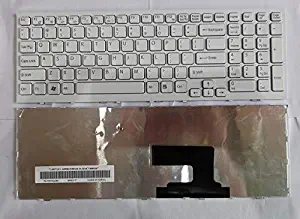 Replacement for Sony Vaio PCG-71811W PCG-71811M PCG-71911L PCG-71911M PCG-71912L PCG-71913L White Laptop US English Keyboard P/N 148793231